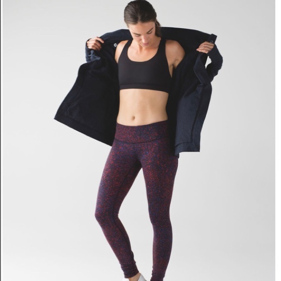 lululemon athletica Pants - 🍋🍋 Lululemon Wunder Under Pant III
Splatter Prep Red Sapphire Blue Size 8 🍋🍋